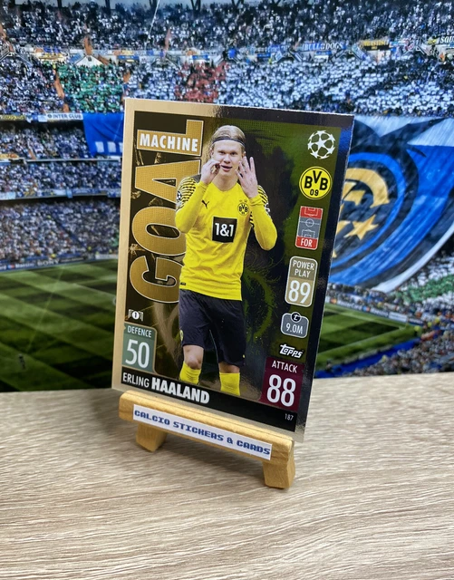 MATCH ATTAX 2021/22 ERLING Haaland Goal Machine Dortmund Foil Shiny